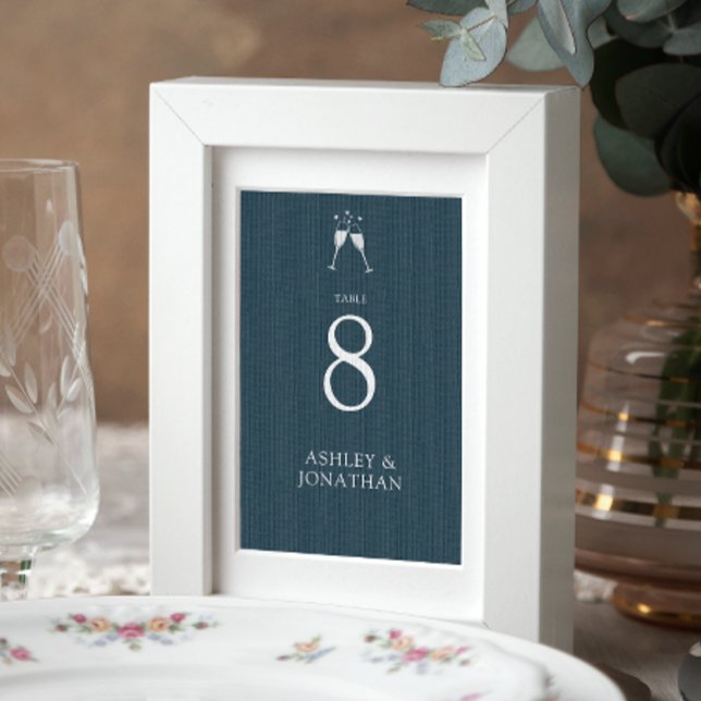 Tarjeta De Mesa Boda Elegante Moderno y Simple Elements (Subido por el creador)