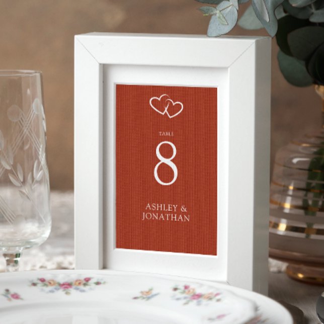 Tarjeta De Mesa Boda Elegante Moderno y Simple Elements (Subido por el creador)