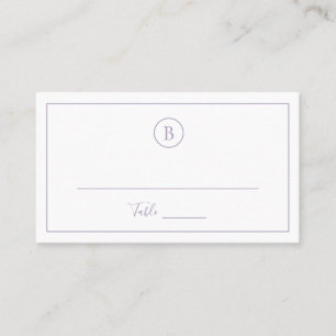 Tarjeta De Mesa Boda elegante tradicional polvorienta púrpura