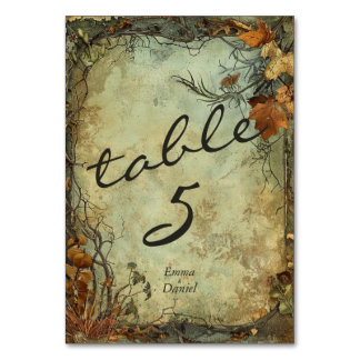 Tarjeta De Mesa Boda en Hobbiton Haven