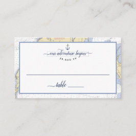 Tarjeta De Mesa Boda/evento de anclaje de gráfico naumático autént