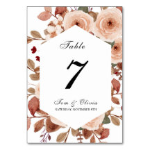 Boda floral de flores silvestres rusas número de t
