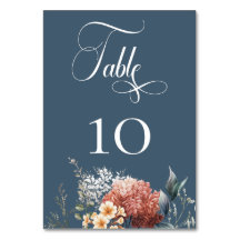 Boda floral de jardín azul romántico moderno