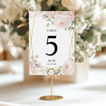 Boda floral elegante rosa y dorado