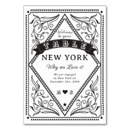 Tarjeta De Mesa Boda floral rústico-occidental