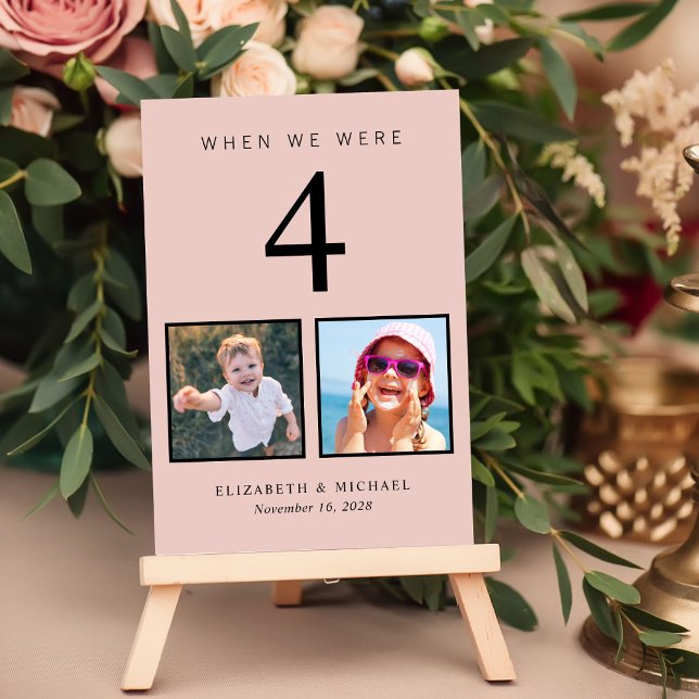 Tarjeta De Mesa Boda Fun Fun Rubor Pink (Subido por el creador)