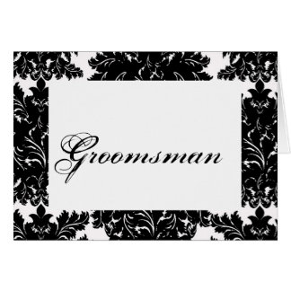 Tarjeta de mesa Boda "Groomsman"