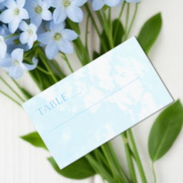 Tarjeta De Mesa Boda hecha en el cielo