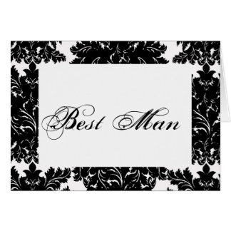 Tarjeta de mesa Boda "Mejor hombre"