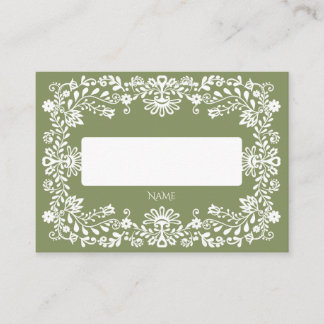 Tarjeta De Mesa boda mexicana verde esmeralda Talavera