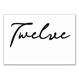 Tarjeta De Mesa Boda Minimalista de tipografía