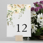 Tarjeta De Mesa Boda minimalista Ivory Bliss<br><div class="desc">¡Hecho para ti!</div>