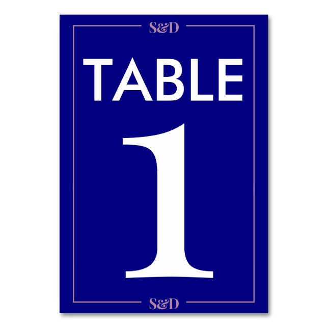 Tarjeta De Mesa Boda Minimalista Moderna Editable (Anverso)