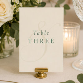 Tarjeta De Mesa Boda Monograma Dorado Verde Esmeralda