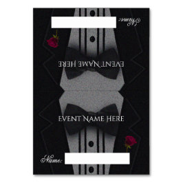 Tarjeta De Mesa Boda Place Card Tuxedo