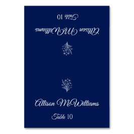 Tarjeta De Mesa Boda Place card-Vegetarian-Wildflower Elegancia