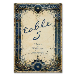 Tarjeta De Mesa Boda Real de Numenorea