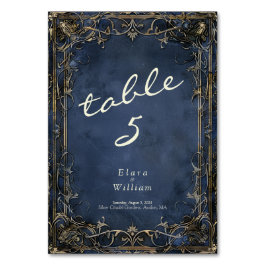Tarjeta De Mesa Boda Real de Numenorea