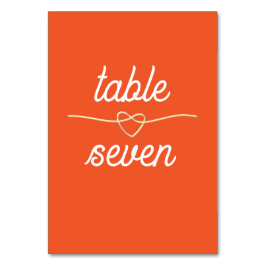 Tarjeta De Mesa Boda Retro Moderna