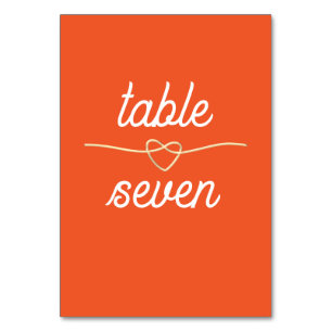 Tarjeta De Mesa Boda Retro Moderna