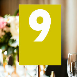 Tarjeta De Mesa Boda retro negrita