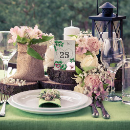 Tarjeta De Mesa Boda Rustic Linen Floral Magnolias Eucalyptus