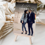 Tarjeta De Mesa Boda Viaje a la tabla de fotos y nombre de destino<br><div class="desc">Añade un toque especial a las mesas de la recepción de tu boda con estas tarjetas de nombre de la mesa de fotos personalizado. Asigne un nombre a cada tabla después de un destino de viaje memorable y agregue una foto y el nombre de destino. Su foto aparece en sangrado...</div>