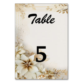 Tarjeta De Mesa Boda vinícola de navidades de invierno con flores 