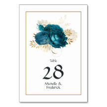 Boda Vintage Turquesa y Dorado Desgastado