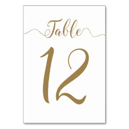 Tarjeta De Mesa Bodas de oro Cuadro 12