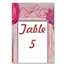 Tarjeta De Mesa Bonita Moda púrpura