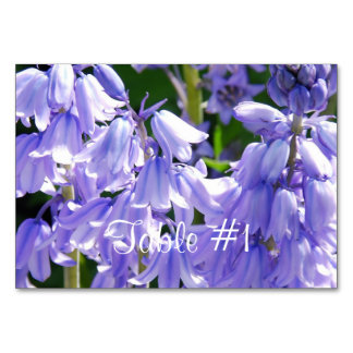 Tarjeta De Mesa Bonito Bell Flowers