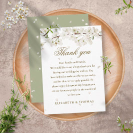 Tarjeta De Mesa Bonito Boda Floral Flor Blanca