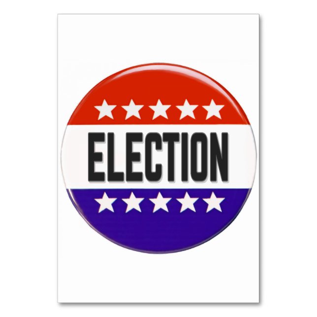 Tarjeta De Mesa botón Elección (Anverso)