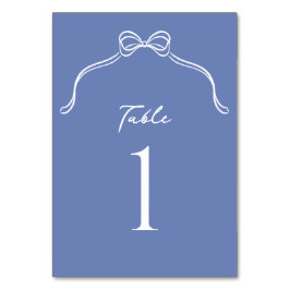 Tarjeta De Mesa Bow Boda