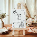 Tarjeta De Mesa Bow Champagne Tower blanco negro<br><div class="desc">El número de la mesa es impresionante,  con una torre de champán de mano y un arco. Personalizado con sus nombres,  y fecha.</div>