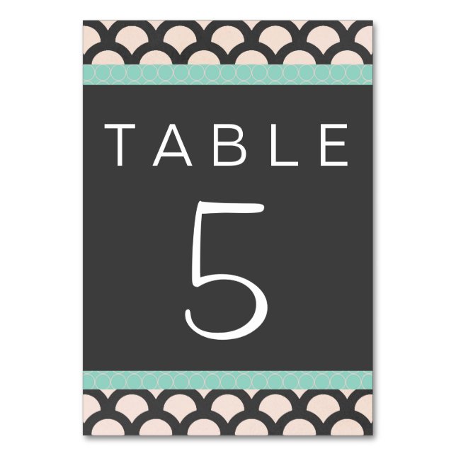 Tarjeta De Mesa Bright N Beautiful Table Card (Anverso)