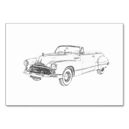 Tarjeta De Mesa Buick Roadmaster 1947