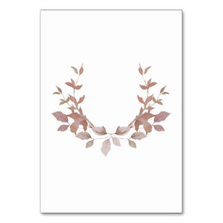 Tarjeta De Mesa Burgundy Wedding Table Number Monogram Motif