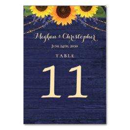 Tarjeta De Mesa Cadena de madera de la Marina Rusa enciende Boda d