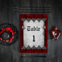 Calaveras plateadas Sangre Rojo Seda Boda gótico