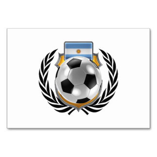 Tarjeta De Mesa Campeón de fútbol de Argentina