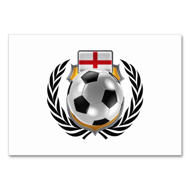 Tarjeta De Mesa Campeones de fútbol de Inglaterra (Anverso)
