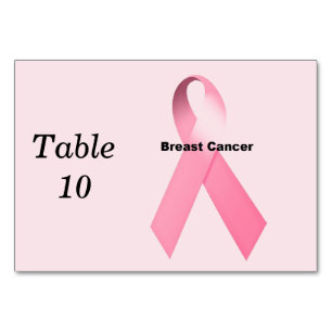 Tarjeta De Mesa Cáncer de mama