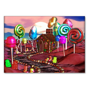 Tarjeta De Mesa Candyland