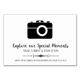 Tarjeta De Mesa Capturar nuestros cuadros de momento