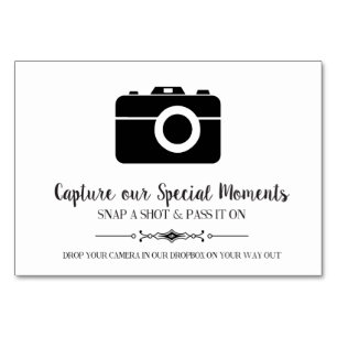 Tarjeta De Mesa Capturar nuestros cuadros de momento