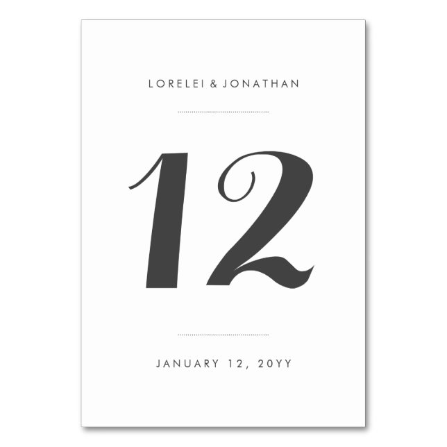 Tarjeta De Mesa Carolyna Boda (Anverso)