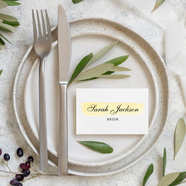 Tarjeta De Mesa Carta de la Mujer Lotus Bachelorette Party Lemon P (Custom Amalfi coast place card with lemon art + Italian quote for bachelorette weekend | Shop Now!)