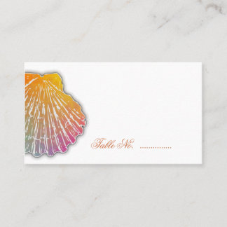 Tarjeta De Mesa Cartas de asiento de mesa de acompañamiento de la 